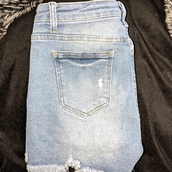 Jean Shorts/SZ 8/Cut Off Distressed look, Gently used. - Picture 4 of 6